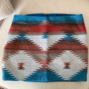 American Eagle Tribal/Aztec/Southwestern Mini Skirt
